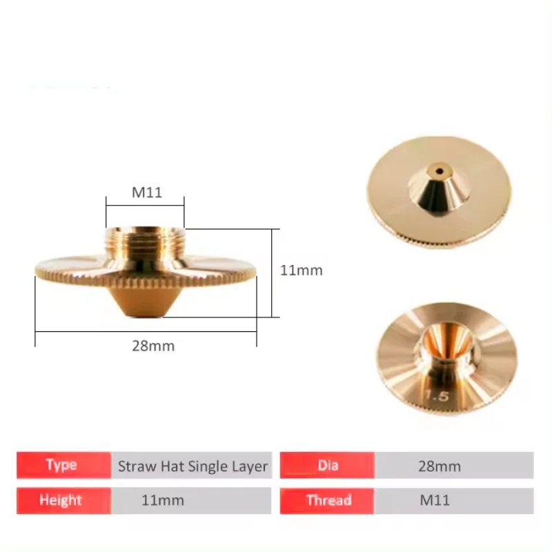 D Laser Straw Hat Nozzle H Single Good Quality Low Price All Series