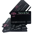 Card Card Printing Custom Design Luxury Gold And Silver Foil Black Plastic PVC VIP Business Card Printing