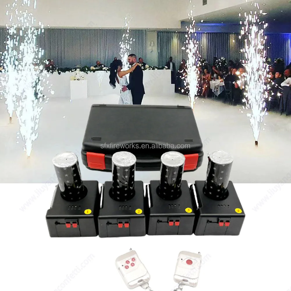 Indoor Effect Wireless Remote Control Fire Stage Fountain Fireworks