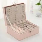 Jewelry Leather Storage Box Amazon Hot Selling Decorative Small Jewelry Storage Jewelry Box Storage Jewelry Box