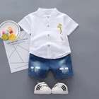Clothing Summer Summer Wholesale Yiwu Children's Clothing 2 -5 Years Boys Summer Clothing Boys T - Shirt Set