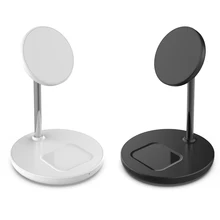 Magnetic 2 in 1 Wireless Charger Stand For Iphone 15 Pro Max 15W for Watch Fast Wireless Charging Dock Station