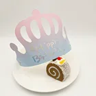 New Arrivals Amazon Popular Folded Gold-plating Happy Birthday Hat