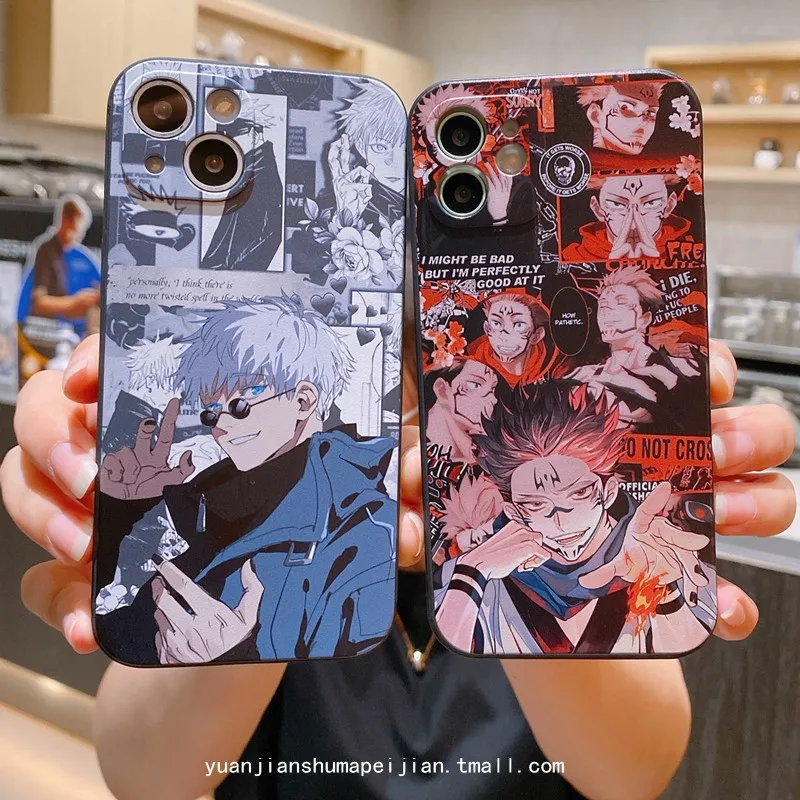 Gojo Satoru Phone Covers Anime Jujutsu Kaisen Phone Case For Iphone 15