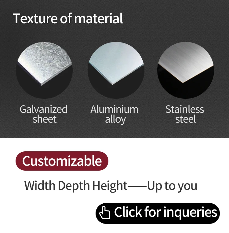 Metal Battery Cabinet IP65 IP55 Outdoor Telecom Cabinet With AC DC Air Conditioner(图3)