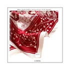 Scarf Silk Custom Small Women Scarf Digital Printing Pure Silk Scarf 53*53 Cm Headscarves
