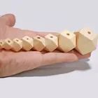 Round Wooden Beads Wood Beads Hot Sale Baby Natural High Quality Wood Round Teether Wooden Beads Teething