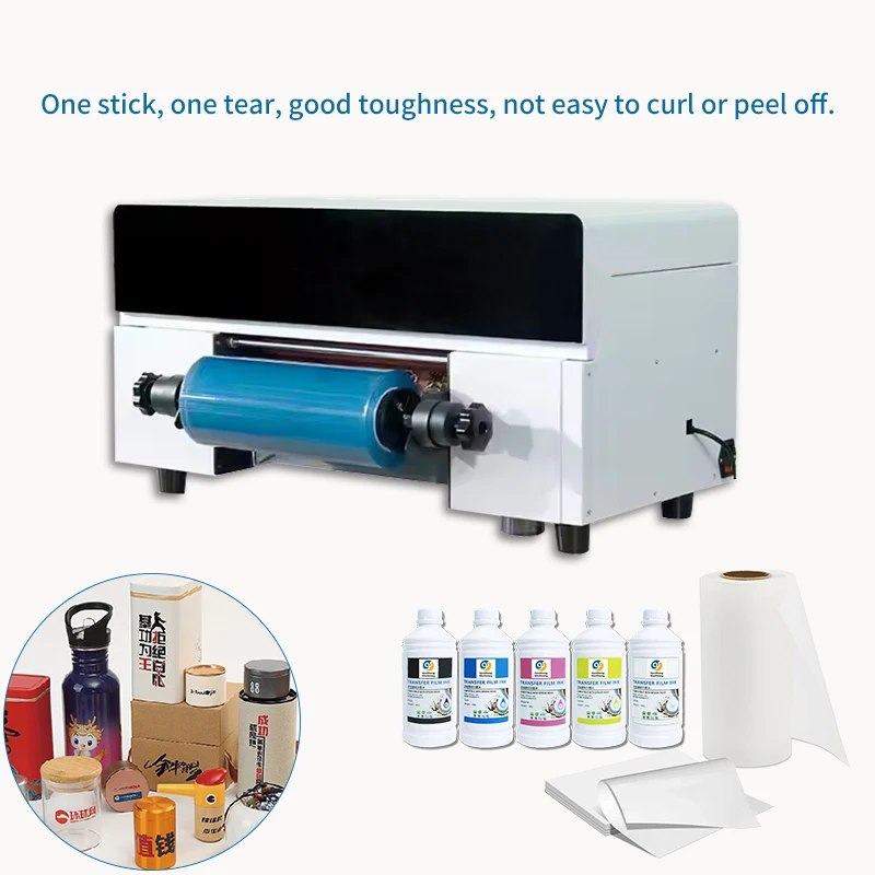 product a3 new type dx7 automatic printhead uv dtf transfer sticker roll to roll imprinting inkjet printer 30cm with laminator erasub-2