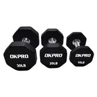Home Gym Gym Dumbbell OKPRO Home Gym Fitness Custom Rubber Dumbbell
