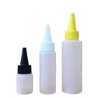 100ml Plastic Bottle 20mL 50mL 100ml Graduated Bottle PE Plastic Bottle With Plastic Cap And Gasket
