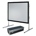Movie Factory Custom PVC Material Fast Fold Projection Screen Outdoor Movie 200" 4:3 Front/rear Projector Screens