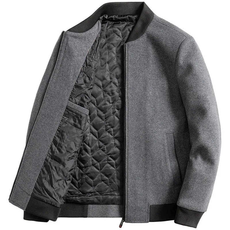 Woolen Jacket Tweed Top Plus Cotton 
