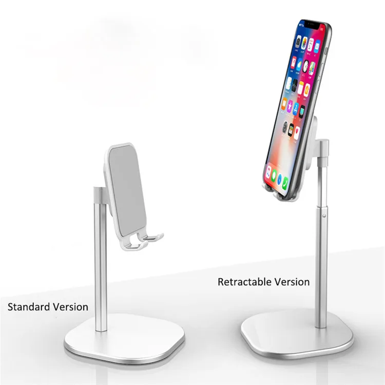 Universal Aluminum Desktop Desk Stand Holder Mount For Cell Phone and Tablet 