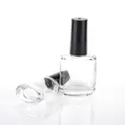 Polish Bottle Nail Bottle Glass Free Sample Empty Clear Nail Polish Glass Bottle Packaging 8Ml 15Ml