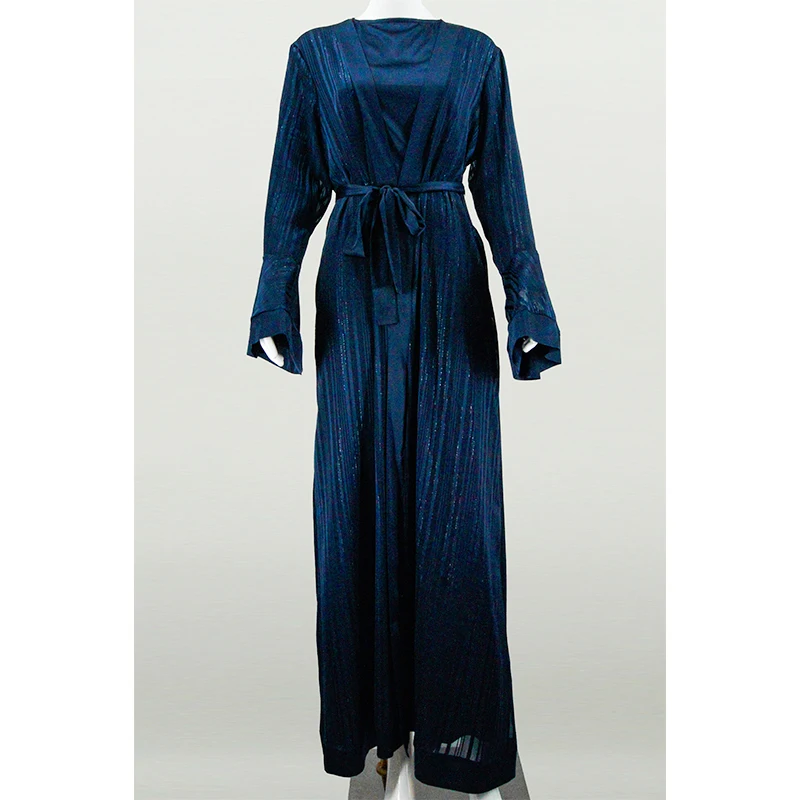 Breathable Muslim Abaya Dress for Women Daily Islamic Modest Wear Lightweight Long Sleeve Prayer Robe Simple Design Kaftan details