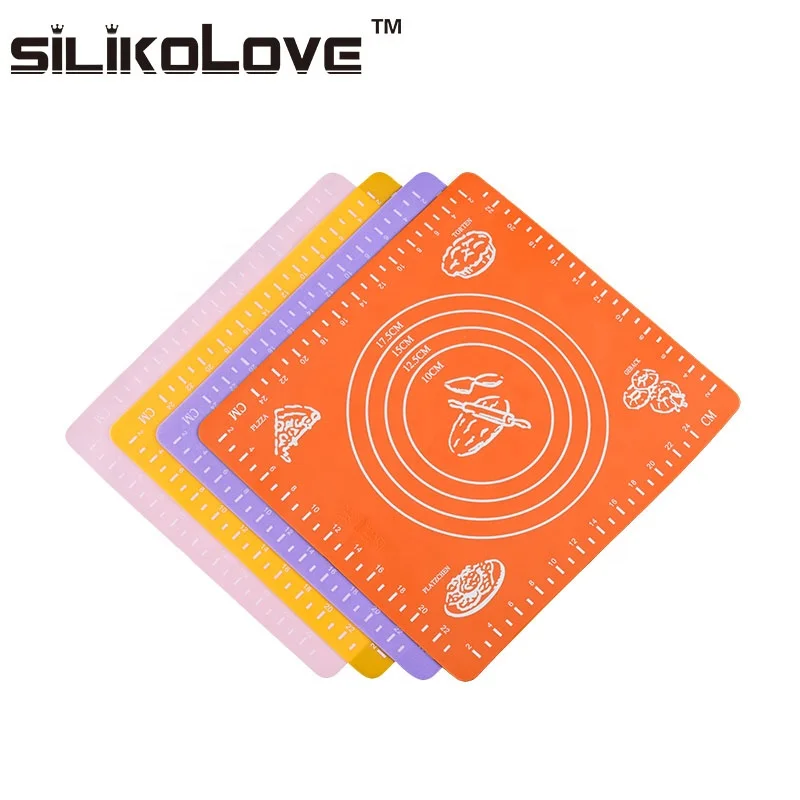Hot Sale Non-stick Silicone Baking Mat With Custom Printing