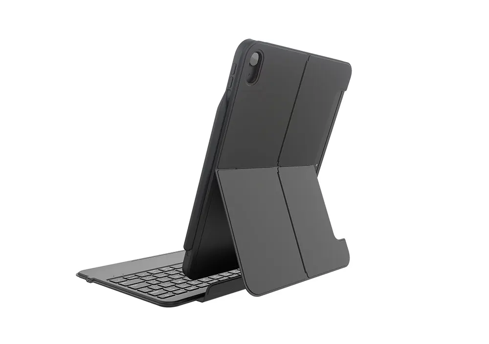 product laudtec 3pin detachable keyboard folio case for ipad pro 13 air 11 works in both portrait and landscape modes with stand pbk344-7