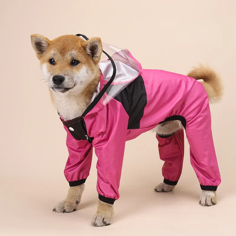 dog rain jacket with legs