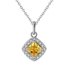 S925 Sterling Silver Original Necklace Dovetail Claw Diamond Inlaid Zircon Necklace Socialite Jewelry