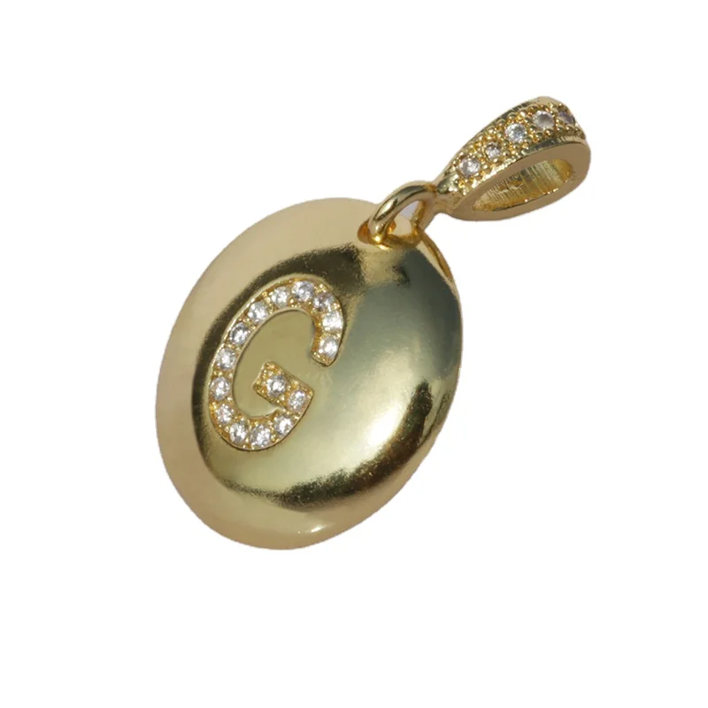 Shaped Necklace Pendants,Zircon Paved 