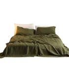 Flat Sheet Flax Linen Flat Sheet Wholesale Approved Vintage 100% Stone Washed French Linen Flat Sheet Flax