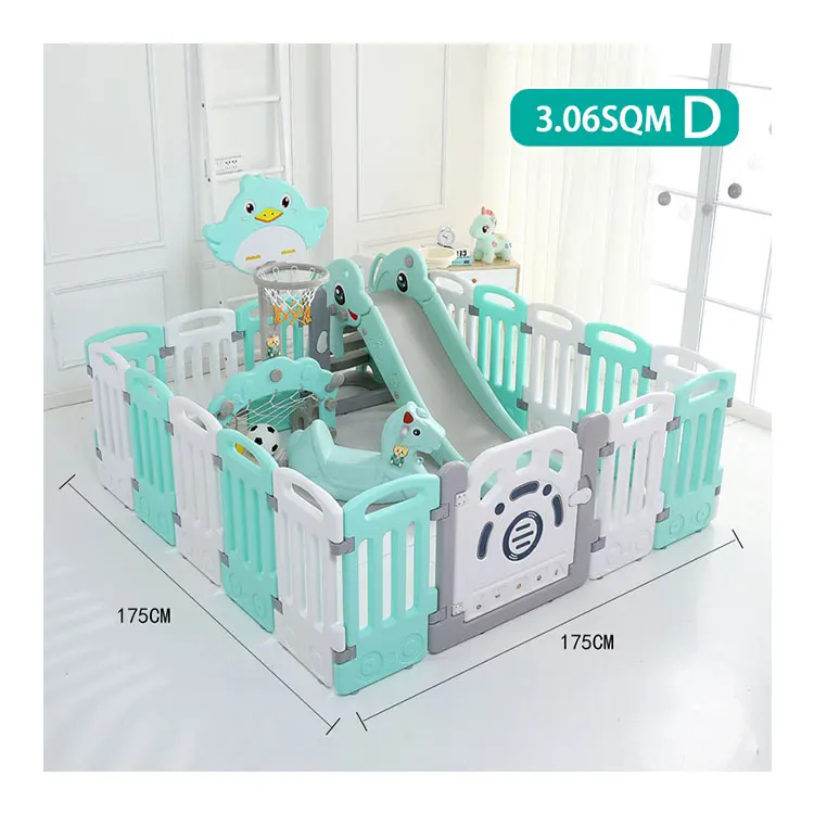 playpen plastic colourful
