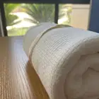 Cotton Fiber Sample Cotton Fiber Spunlace Nonwoven Fabric Rolls For Disposable Bath Towels
