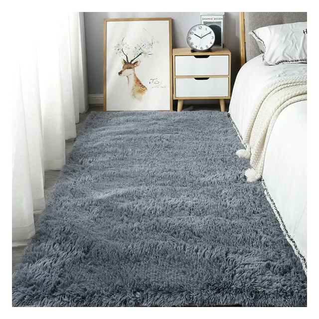 Custom Super Soft Plush Rugs For Living Large Room Bedroom Fluffy Faux Fur Rug Luxury Carpet Rug