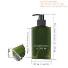Pump Care Bottle Plastic 300ML Square Lotion Pump Hair Care Shampoo Empty Plastic Bottle