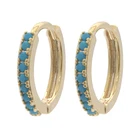 Huggies Earrings Aretes Zircon Hoops Small Huggies Daily Wear Earrings For College Girls