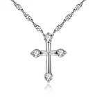 Necklace Necklaces Necklace 2021 Women Classical Prayer Cross Necklace Stainless Steel Layered Necklaces