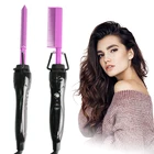 Hair 2 In 1 Travel Thermal Private Label Hot Comb Brush Hair Straightener Comb