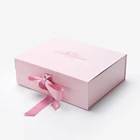 Gift A Gift Box Pink Gift Packaging Box Custom Logo