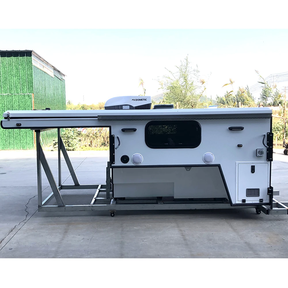 Pick Up Slide In Weight Truck Camper Electric Consume Pop Up Roof Trailer Australia 1 Unit Tire - Buy 65 Slide In Light Weight Truck Camper,Electric Remoqule,Pop Up Roof