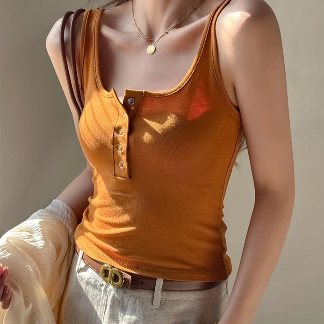 Fashion Casual Women's Camisole Soft Fitting Simple Design Daily Home Outdoor Commute Top