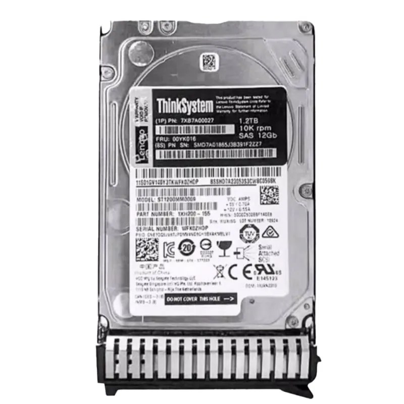 Wholesale Lenovo Server Hard Disk 2T 4T 6T 8T 10T 12T 16T 18T 20T 22T 7.2K SAS SATA 2.5inch 3.5inch HDD Lenovo Server Hard Drive