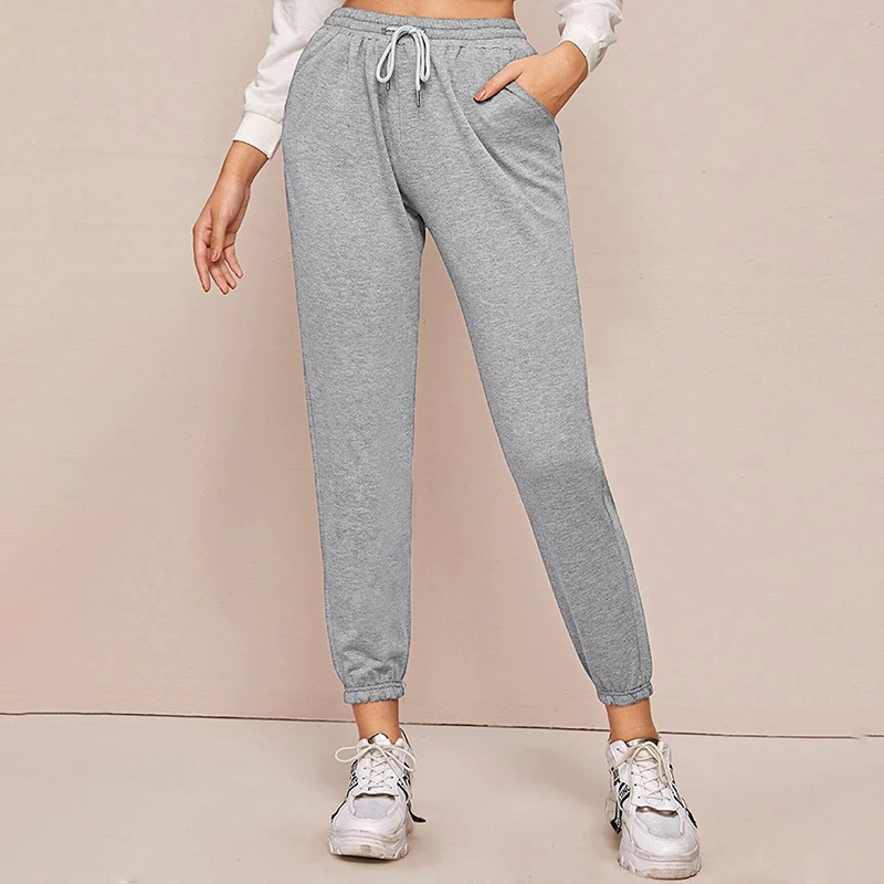 Weixin Ropa De Las Mujeres De Cintura Con Cordón Cultivo Pantalones De  Chándal - Buy Vestido De Las Mujeres Pantalones Skinny Pantalones De Las  Mujeres Pantalones De Carga Para Damas Product on