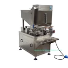 Semi Automatic 2 Heads Pear/cherry/strawberry Fruit Preserves Glass Jar Filling Machine