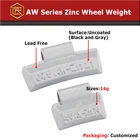 Wheel Reecheng Factory Wholesale 0.5OZ 14g Zinc Clip On Balance AW Type Wheel Weight