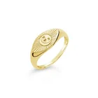 Silver Ring Silver 925 Silver Rings Signet Hot Selling High Quality 925 Sterling Silver Starry Nights Eye Signet Ring