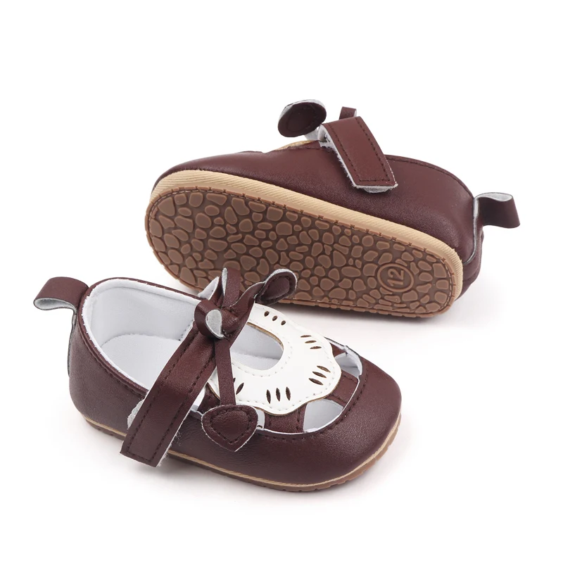 Hollowed-out Bow love Toe Toddler Shoes Summer Baby Shoes Casual Sandals for Girls factory
