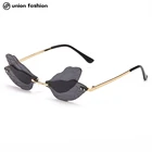 Products Wing Rimless Sunglasses New Products Wing Trendy Unisex High Quality Rimless Sunglasses