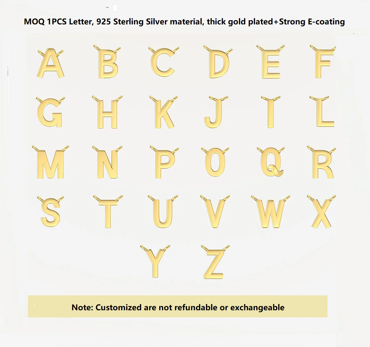 Dainty Custom Name Necklace in 925 Sterling Silver with Initial Letter Pendant - Fine Jewelry for Women