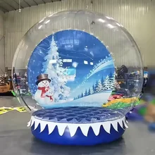 3m / 4m /5m /6m photo booth inflatable snow globes outdoor inflatable giant snow globe extra large inflatable dome