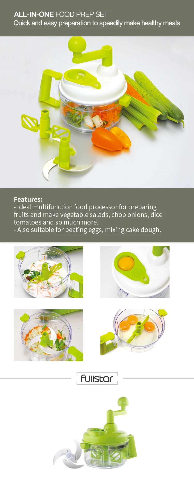 Fullstar kitchen accessories  vegetable chopper  swift onion food chopper Vegetable Slicer and dicer