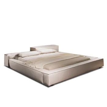 Italian Minimalist  the bed Industrial Style Fabric Bed Simple Modern Design bed room set furniture