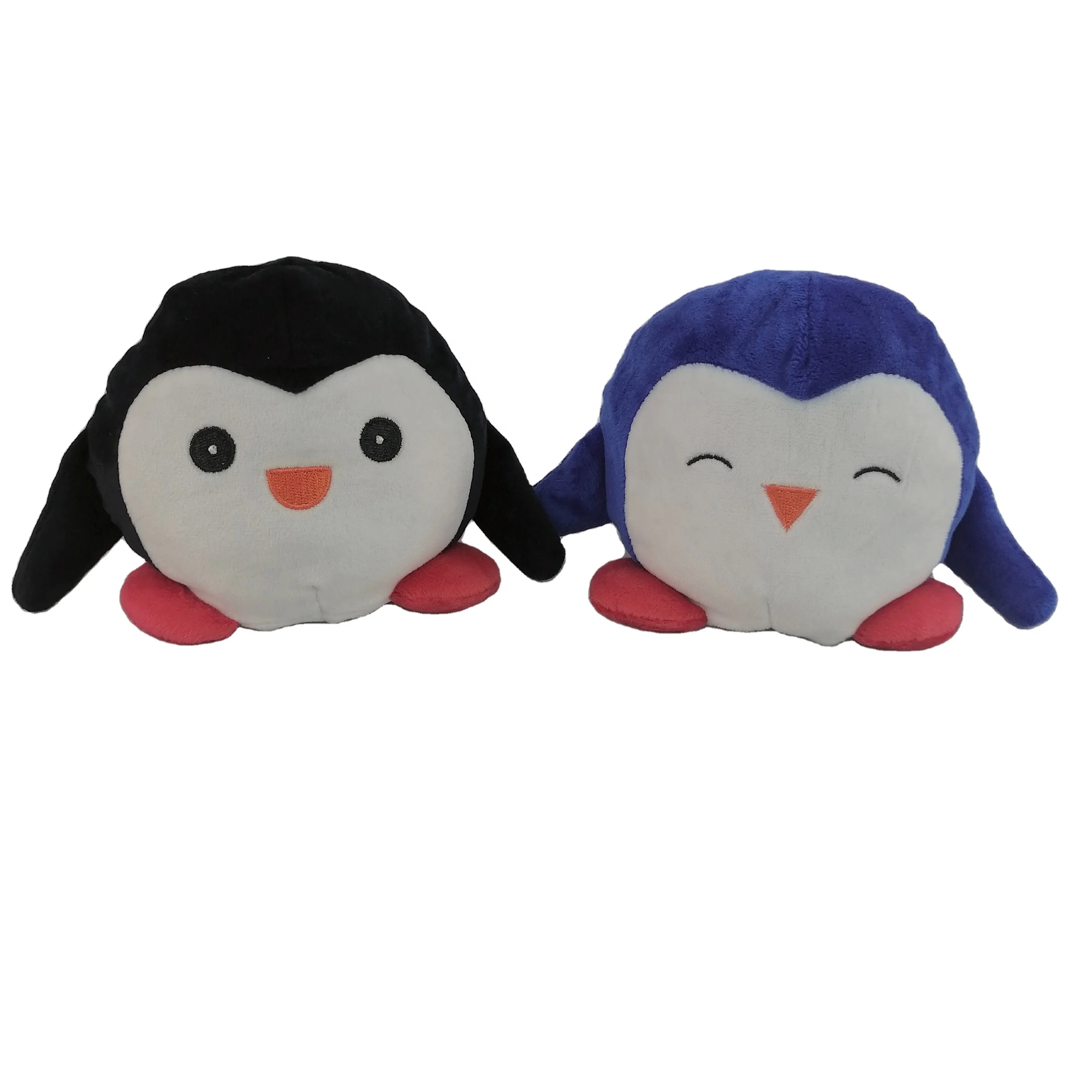 reversible penguin plush