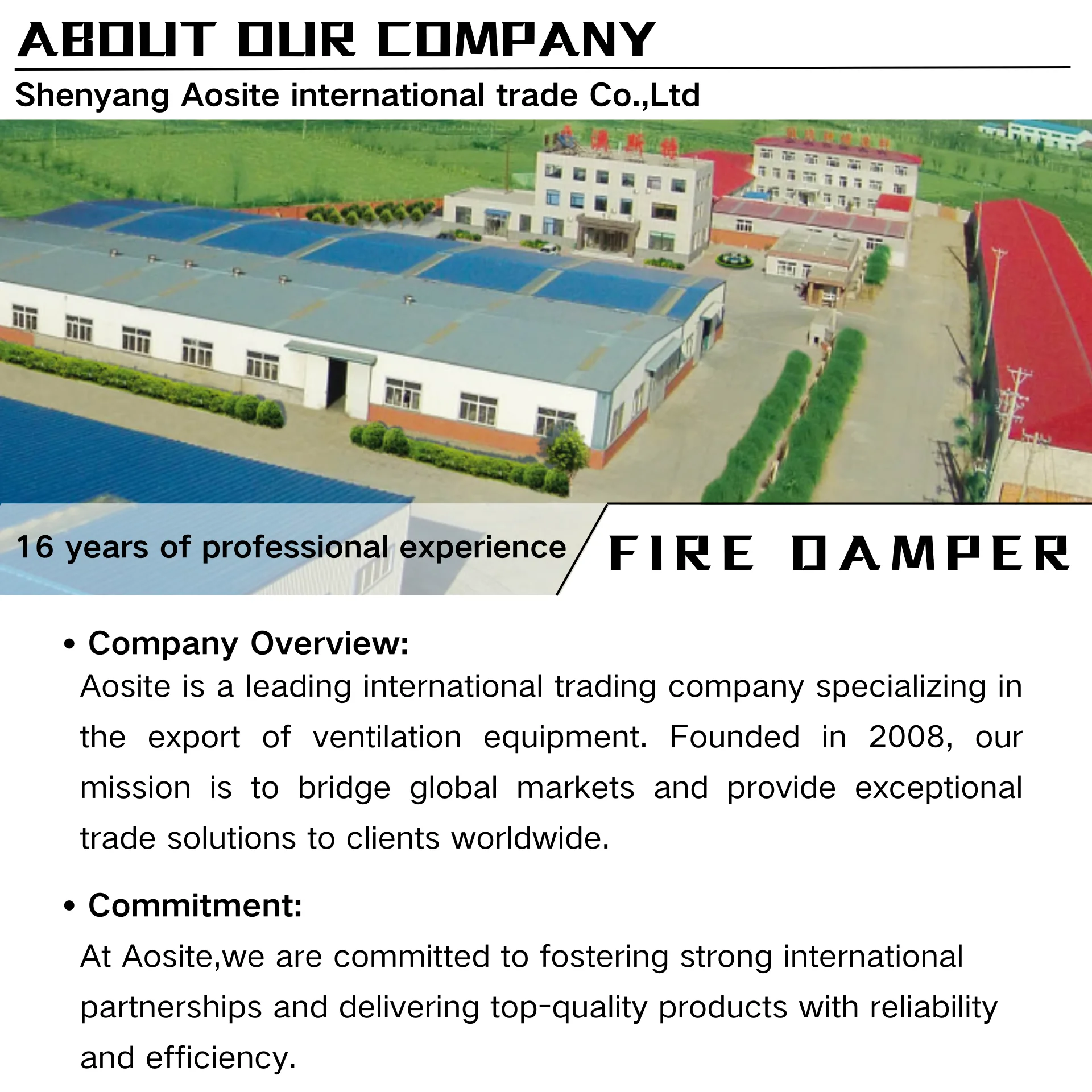 ABOUT OUR COMPANY