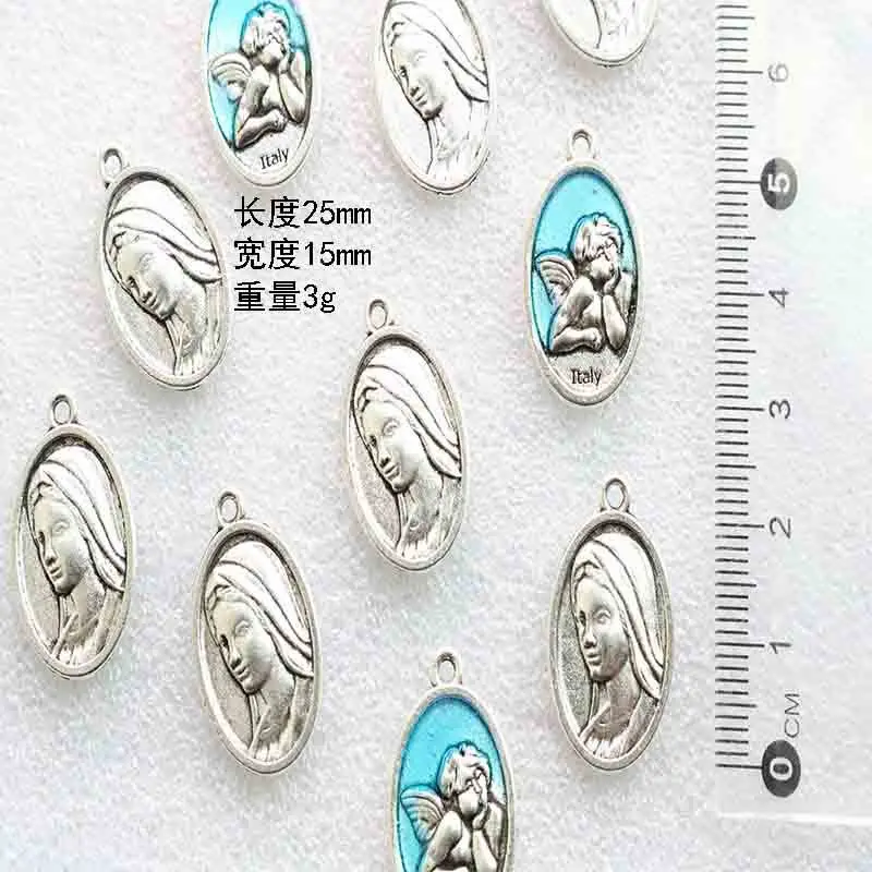 San Benito Medal Cross Jesus Character Pendant Zinc Alloy Saint Benedict Pendant charm Women Men Religious Jewelry Accessories.jpg