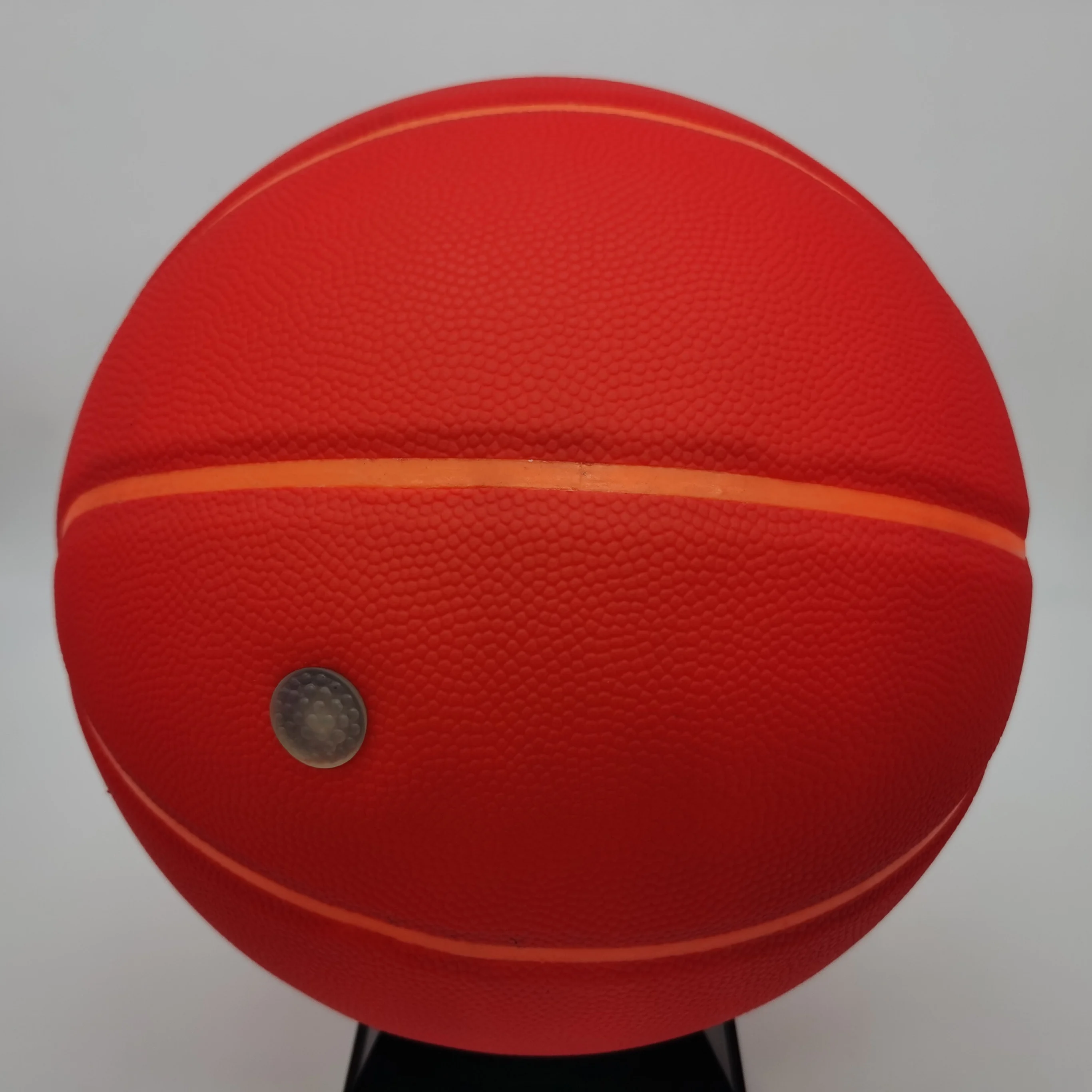 Custom Luminous Basketball Laminated Hygroscopic Pu Leather Black Light Up Led Basketball Ball